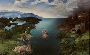 PATENIER, Joachim Landscape with Charon's Bark (mk08) oil painting